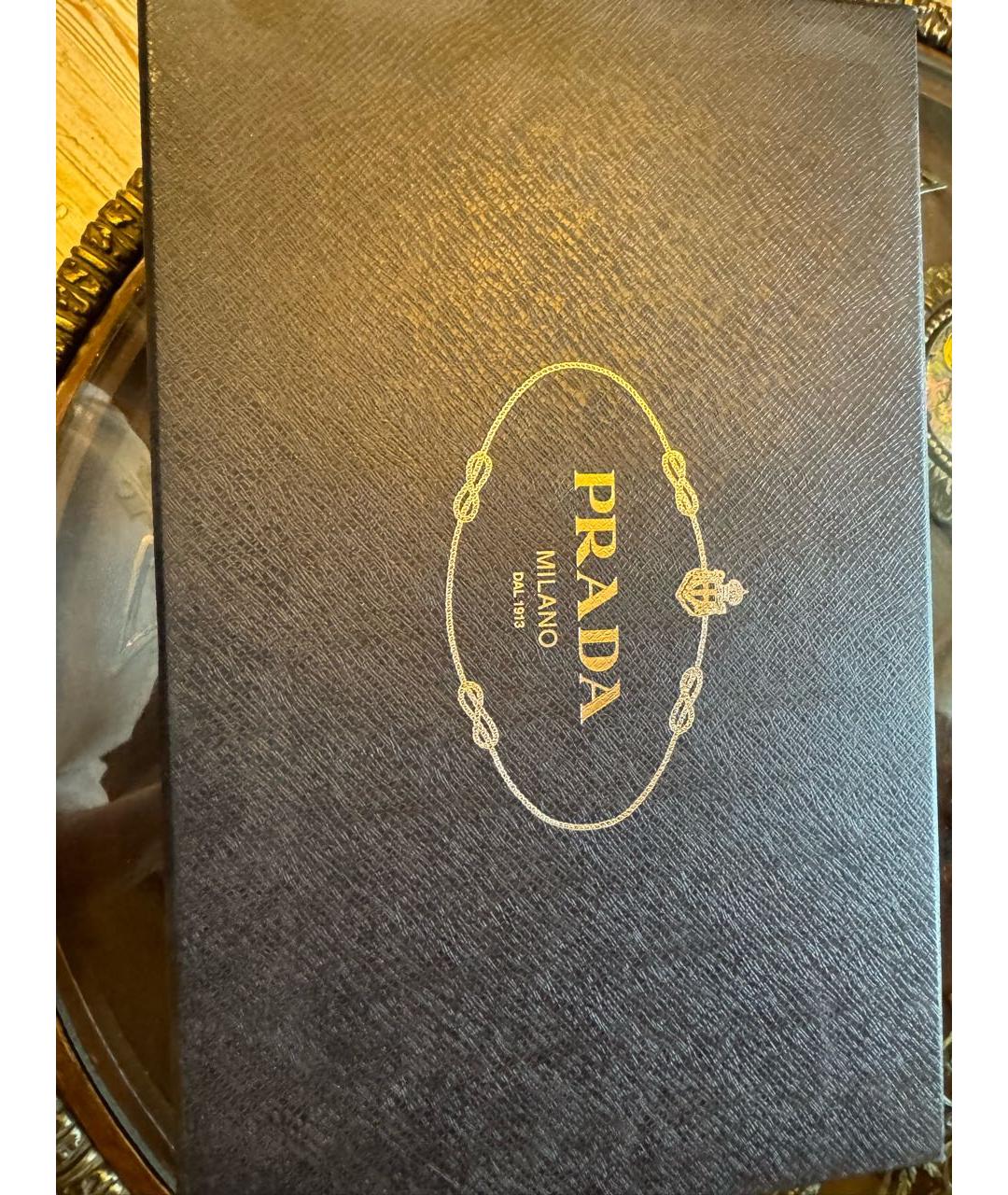 PRADA Коричневые кожаные туфли, фото 5