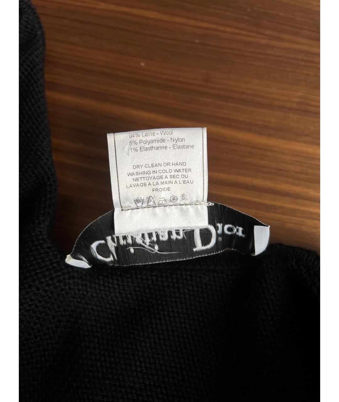 CHRISTIAN DIOR Черный джемпер / свитер, фото 4