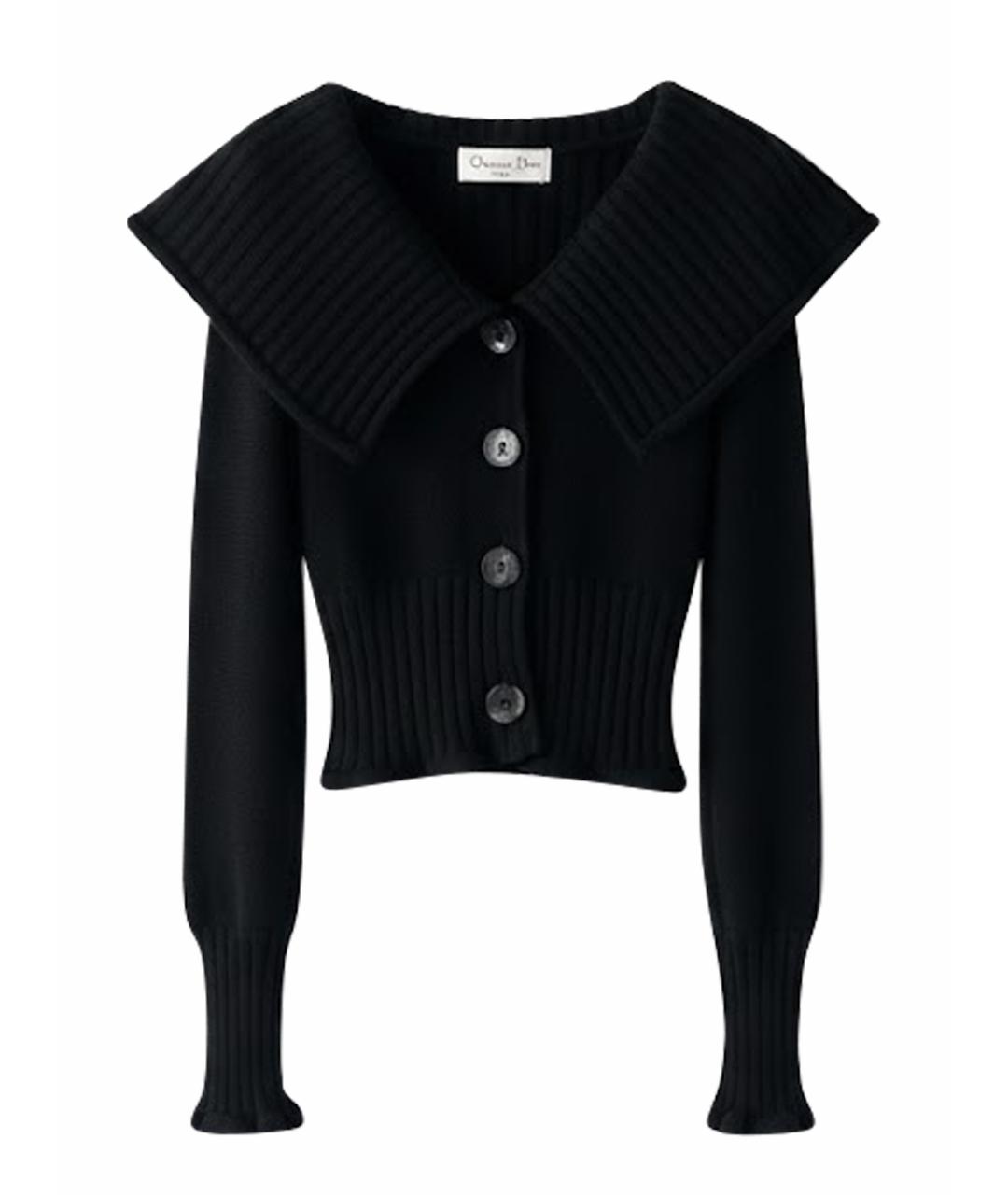 CHRISTIAN DIOR Черный джемпер / свитер, фото 7