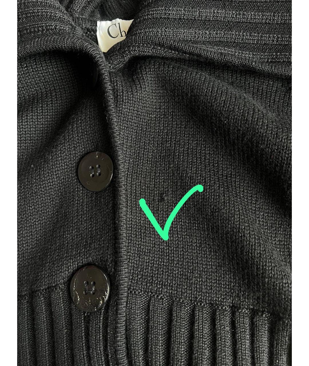 CHRISTIAN DIOR Черный джемпер / свитер, фото 5