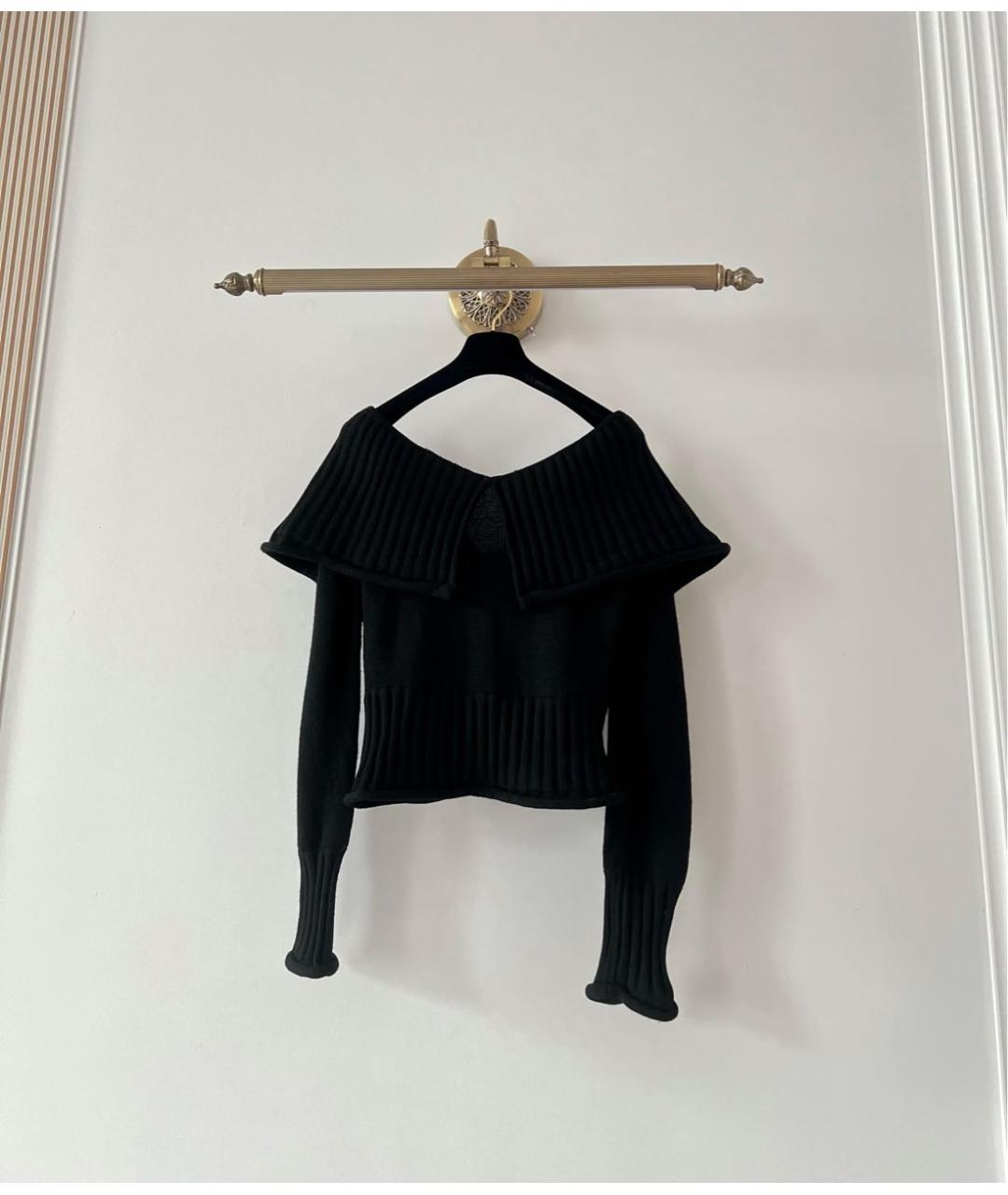 CHRISTIAN DIOR Черный джемпер / свитер, фото 2