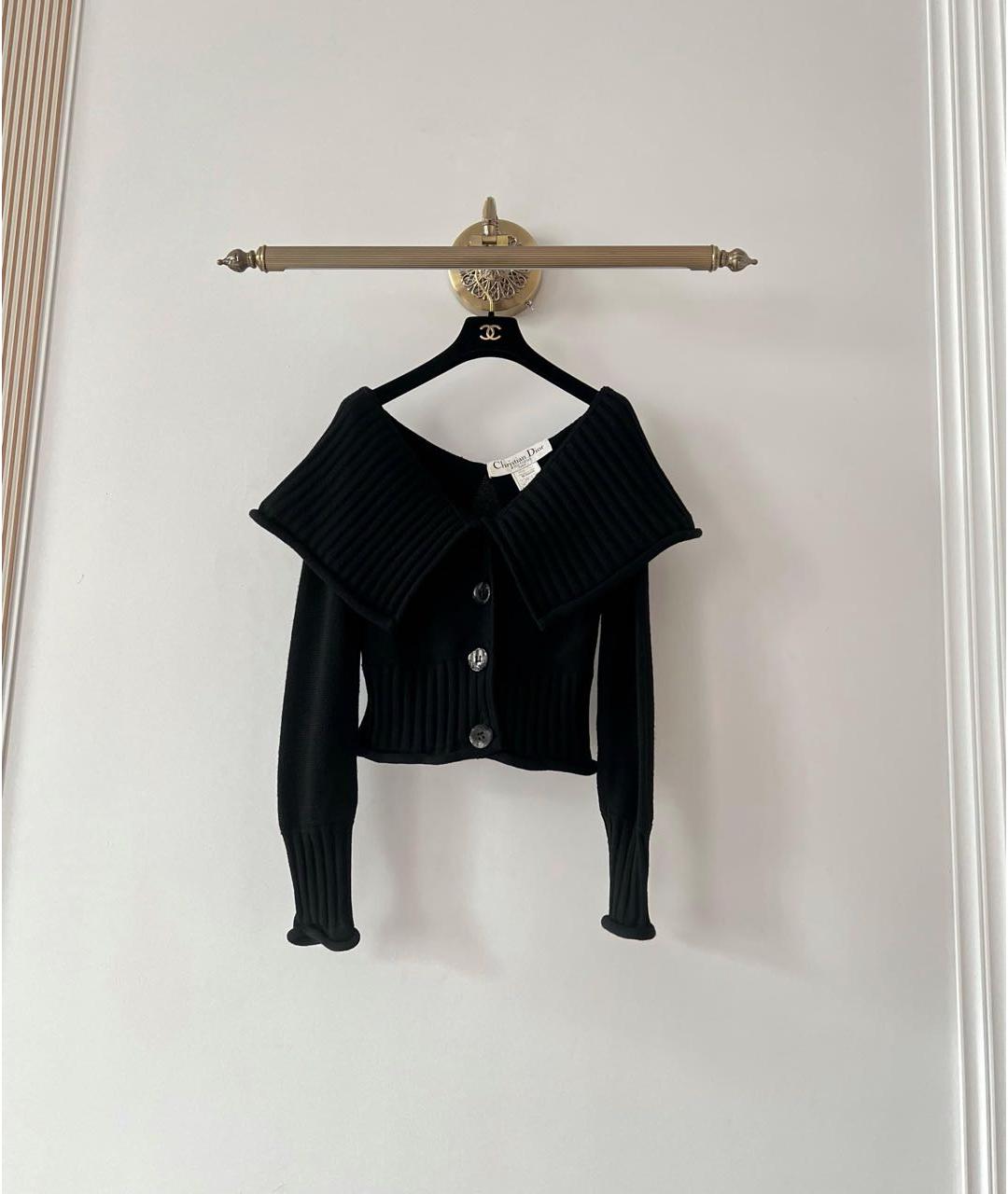 CHRISTIAN DIOR Черный джемпер / свитер, фото 6