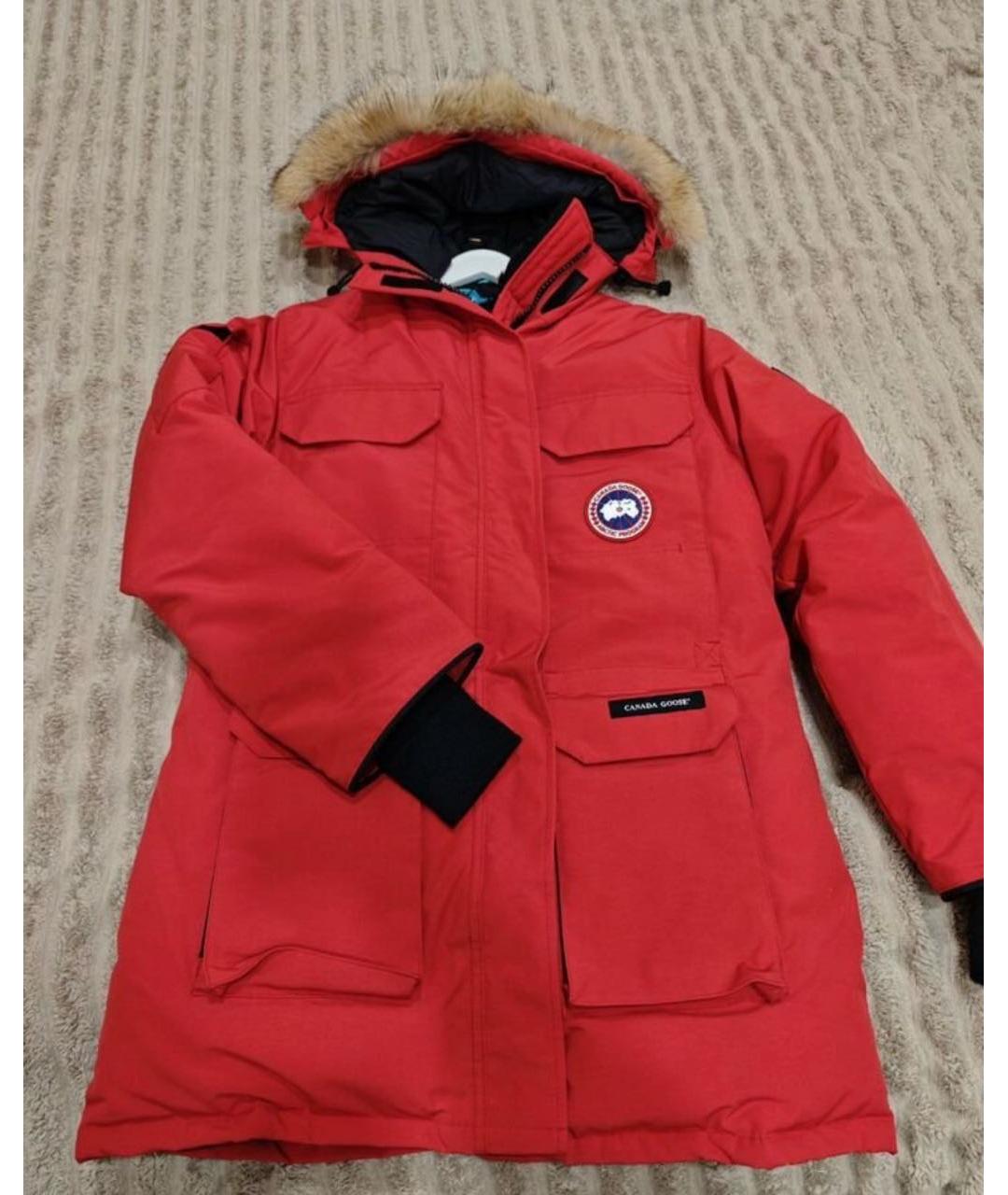 CANADA GOOSE Красная парка, фото 9