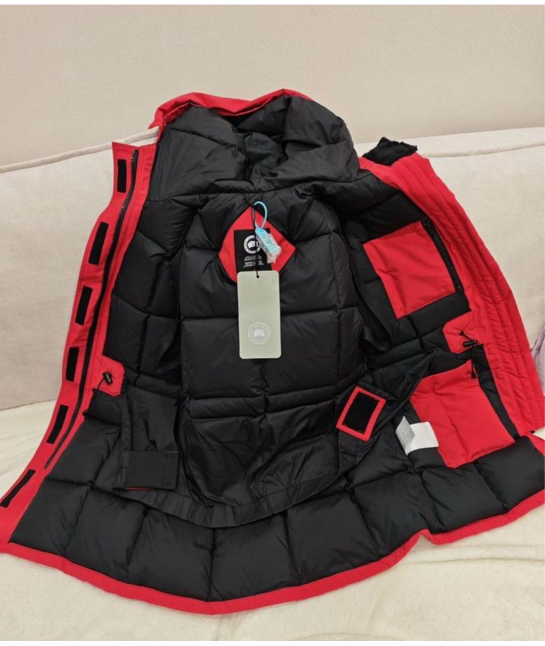 CANADA GOOSE Красная парка, фото 5