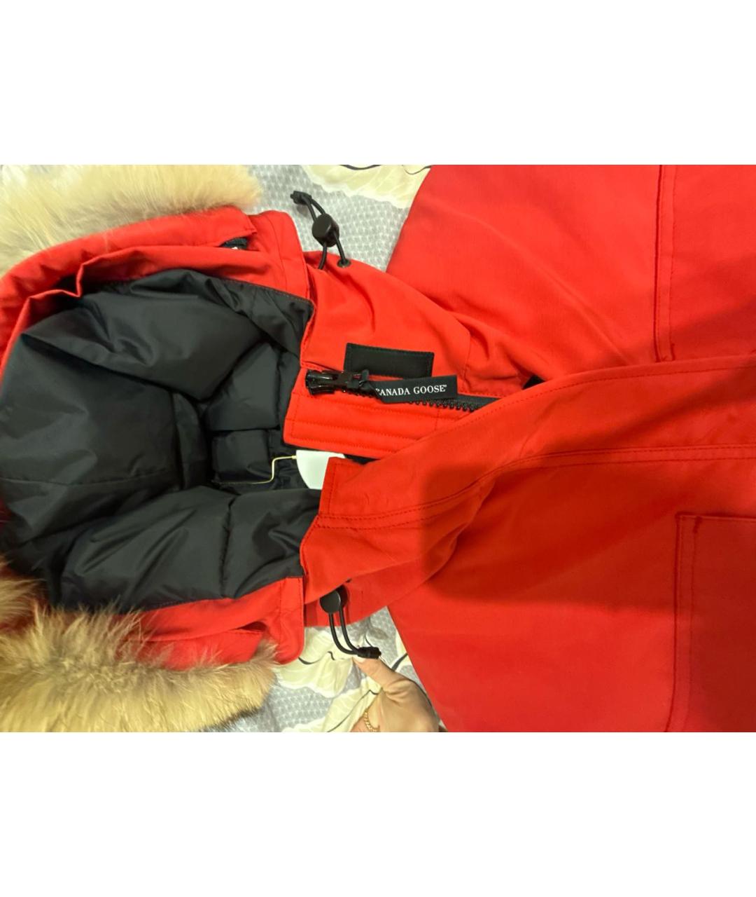 CANADA GOOSE Красная парка, фото 4
