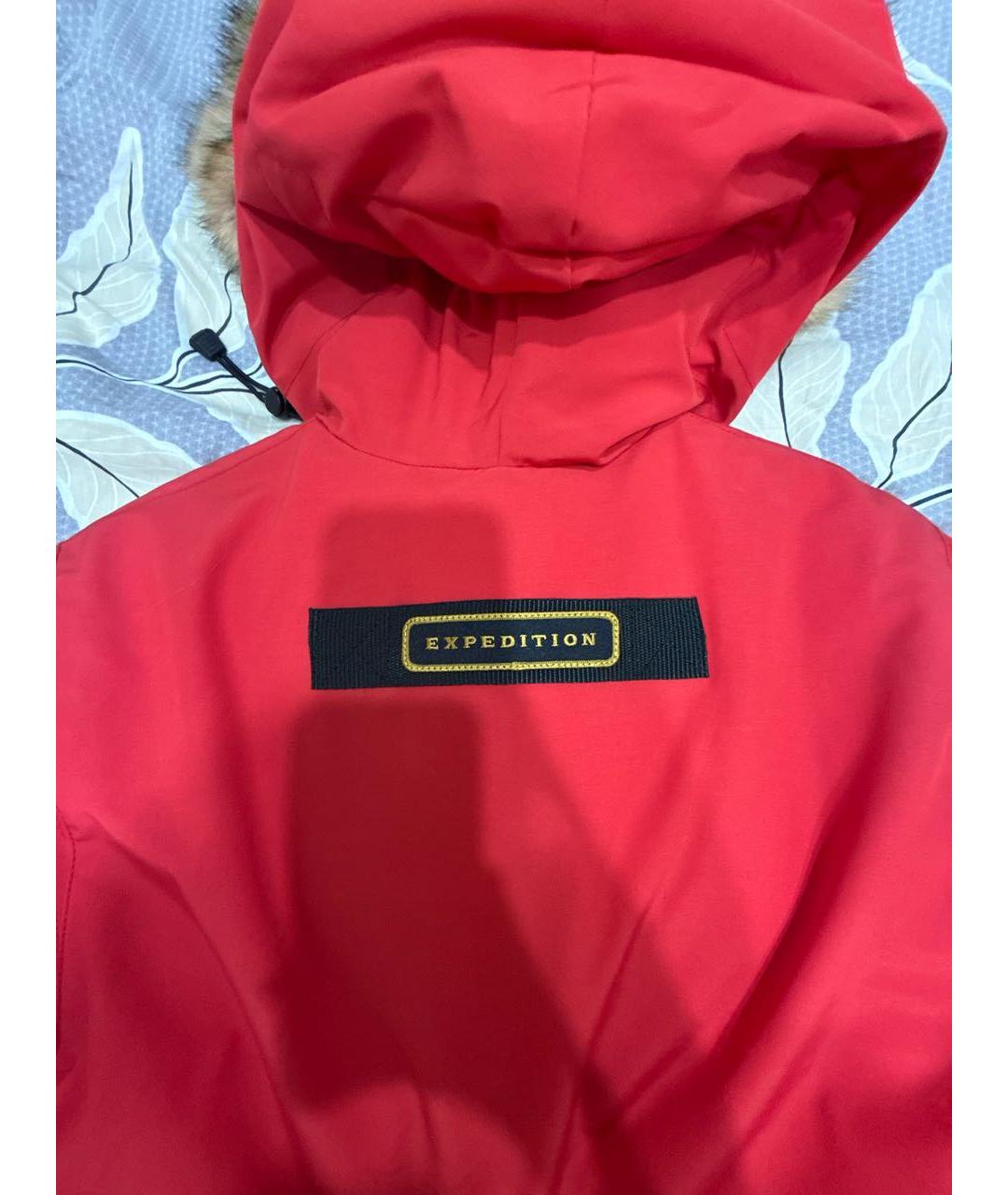 CANADA GOOSE Красная парка, фото 3