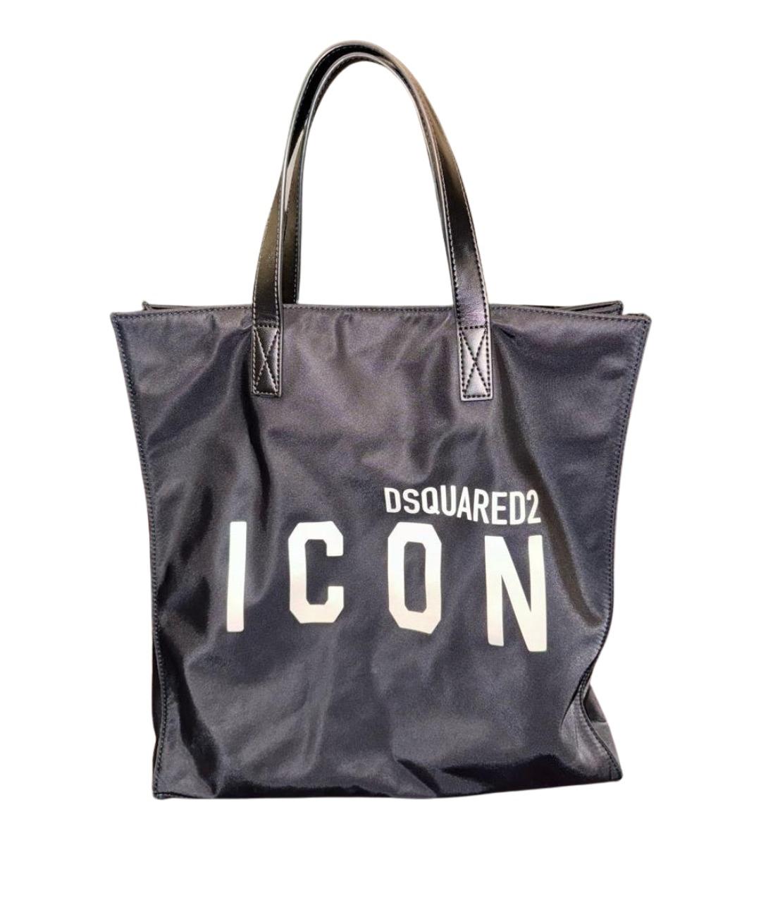 DSQUARED2 Черная сумка тоут, фото 1