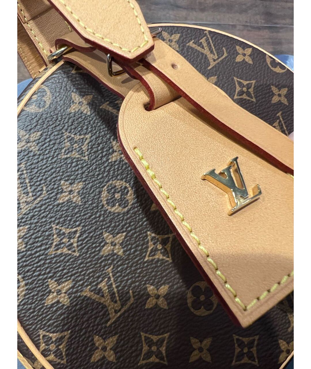 LOUIS VUITTON Коричневая сумка тоут, фото 2