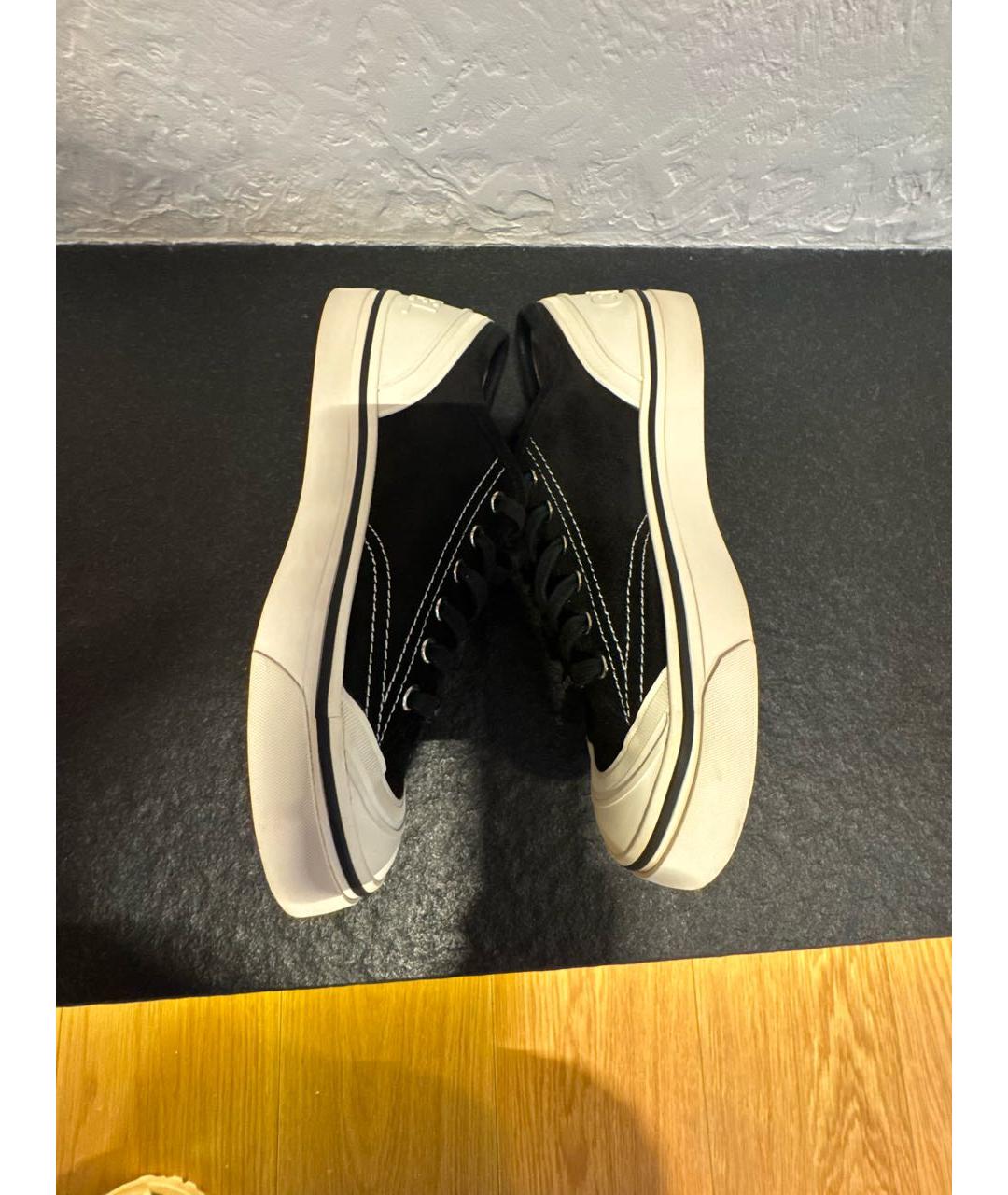 CHANEL Черные замшевые кеды, фото 4