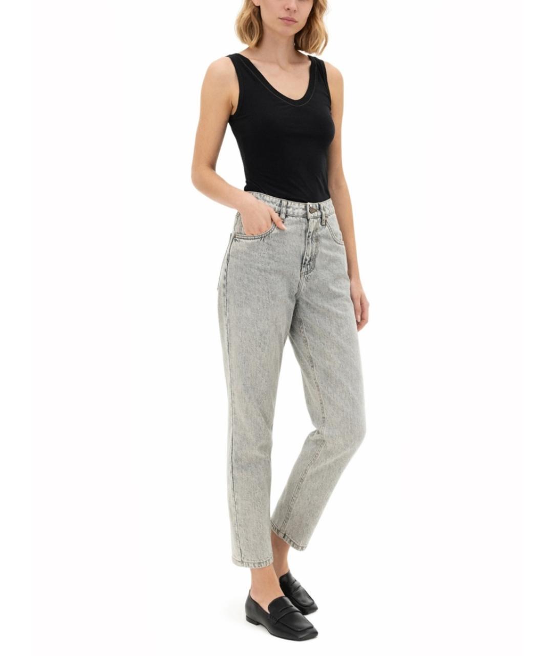 BRUNELLO CUCINELLI Черная хлопко-эластановая майка, фото 2