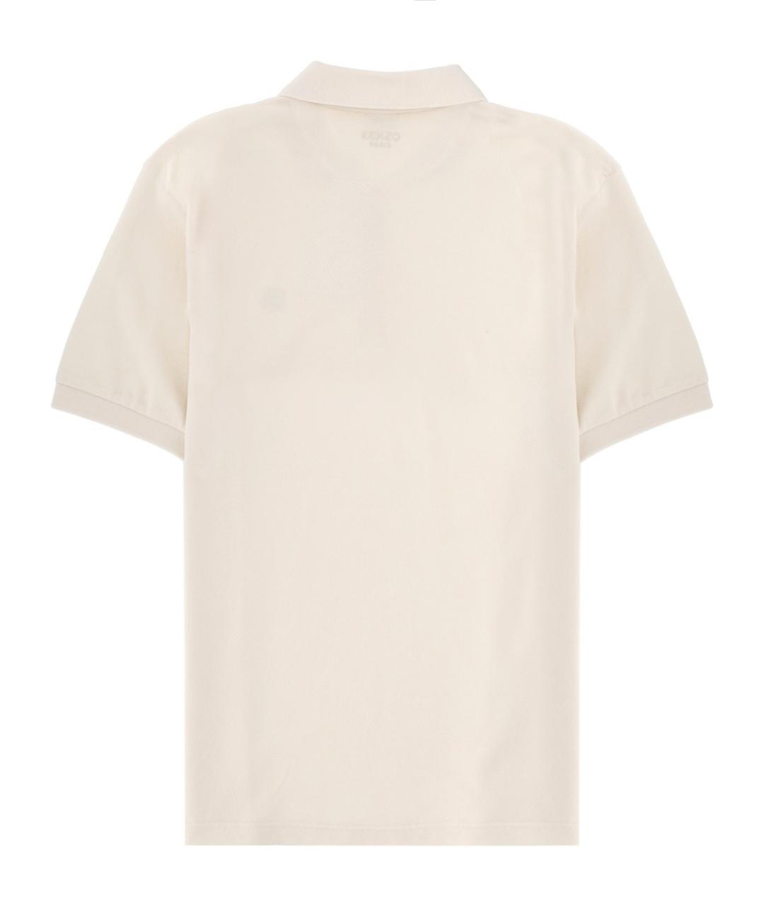 KENZO Розовое хлопковое поло с коротким рукавом, фото 2