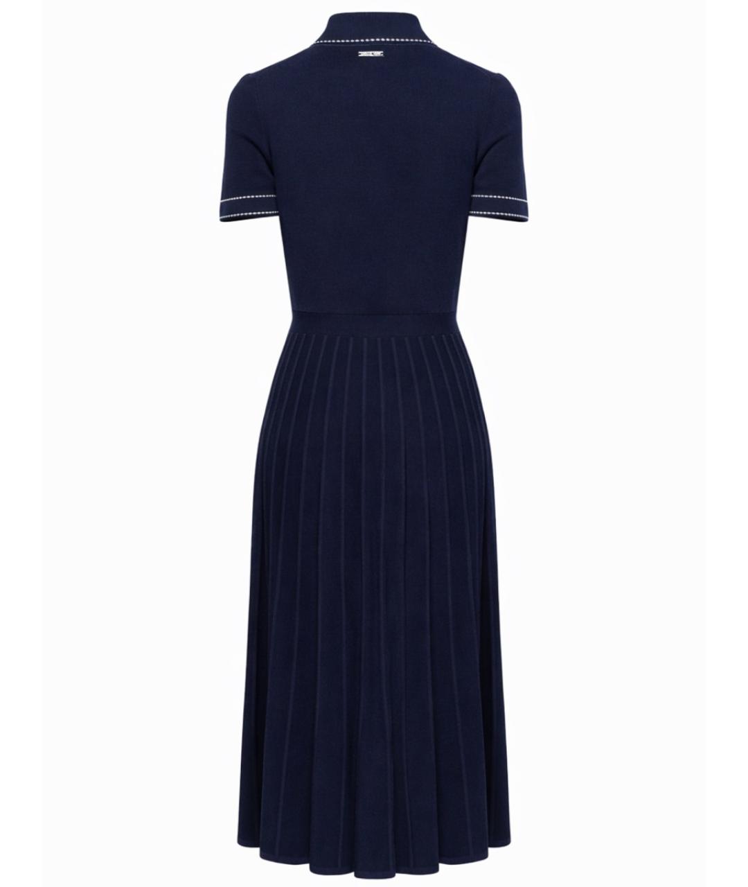 MICHAEL KORS Синее вискозное повседневное платье, фото 2