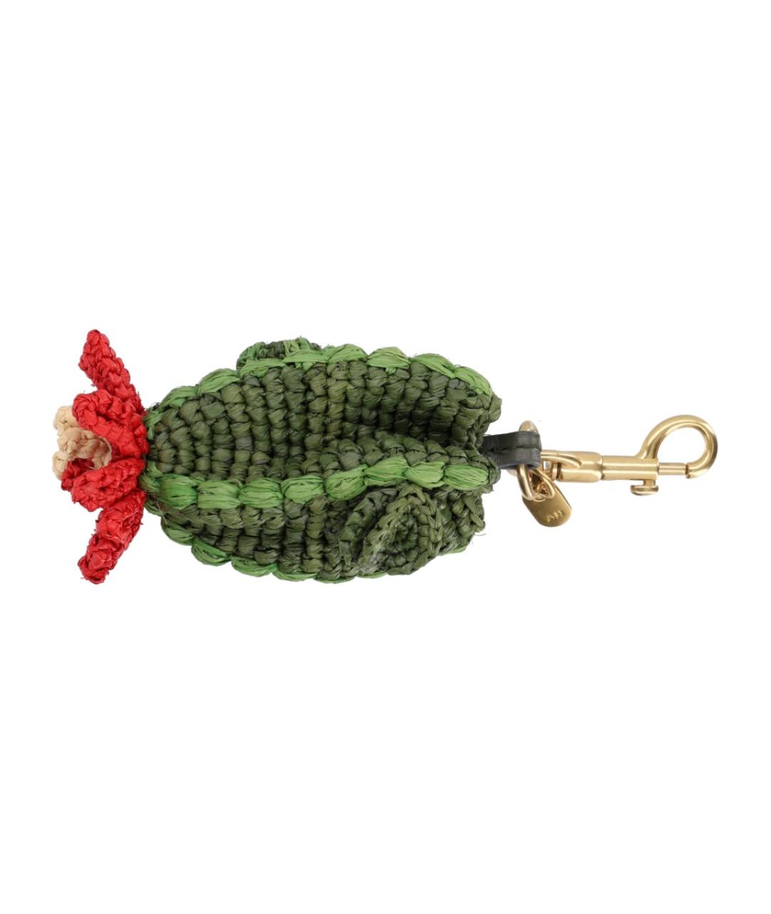 ANYA HINDMARCH Коричневый брелок, фото 2