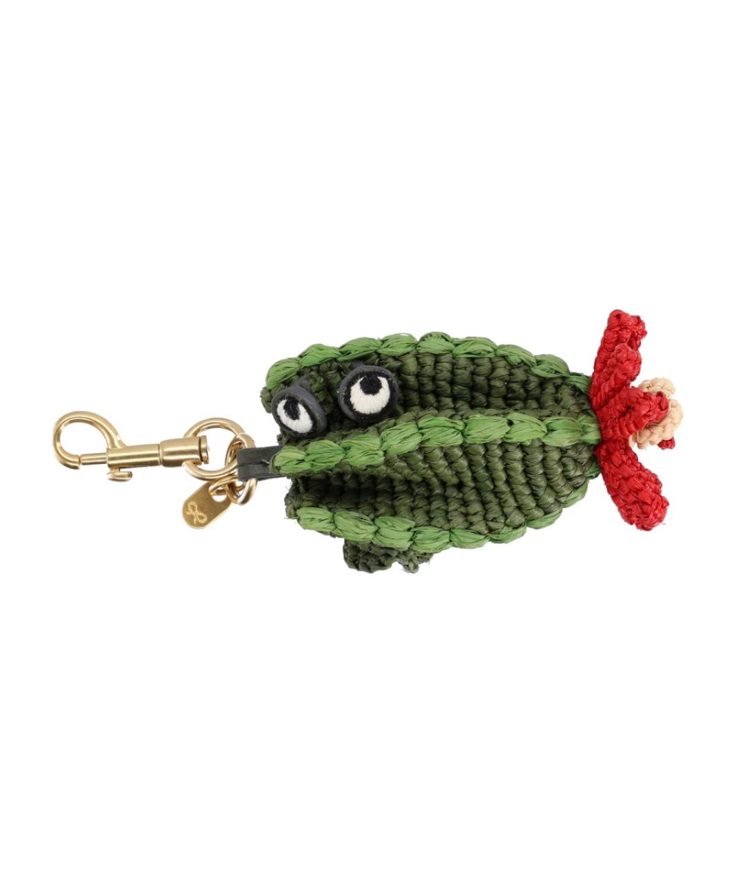 ANYA HINDMARCH Коричневый брелок, фото 1