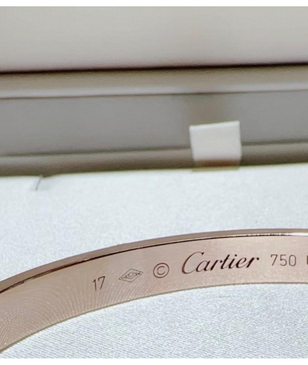 CARTIER Золотой браслет из розового золота, фото 4