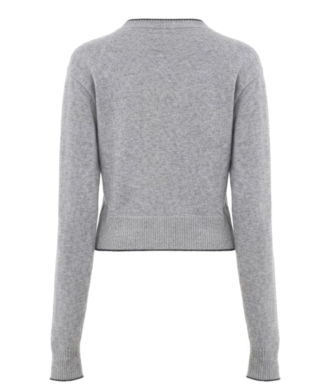 CHLOE Серый шерстяной джемпер / свитер, фото 2