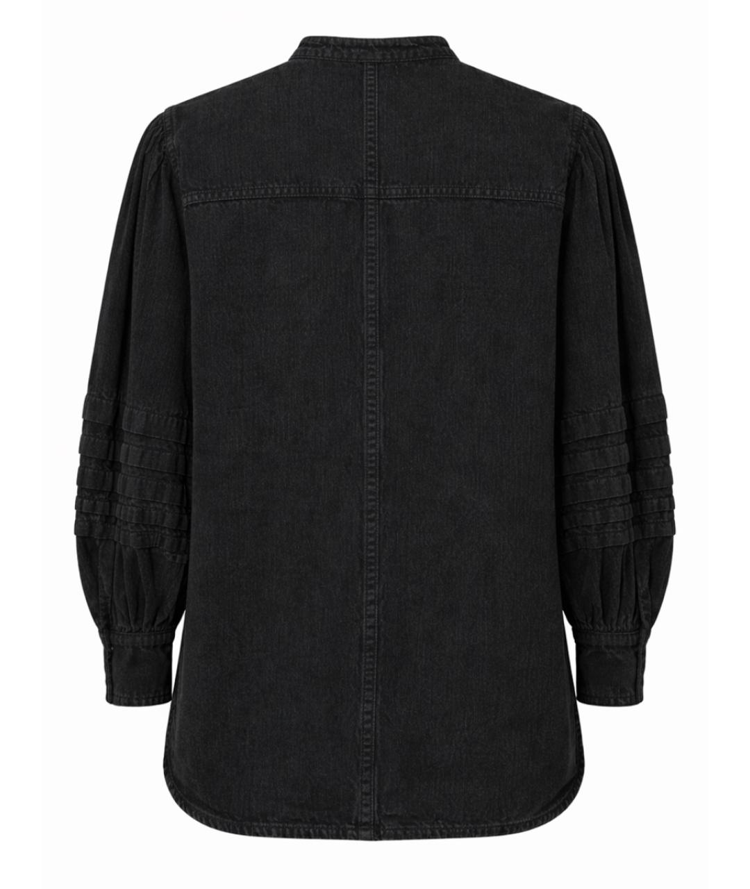 ISABEL MARANT ETOILE Черная хлопковая рубашка, фото 2