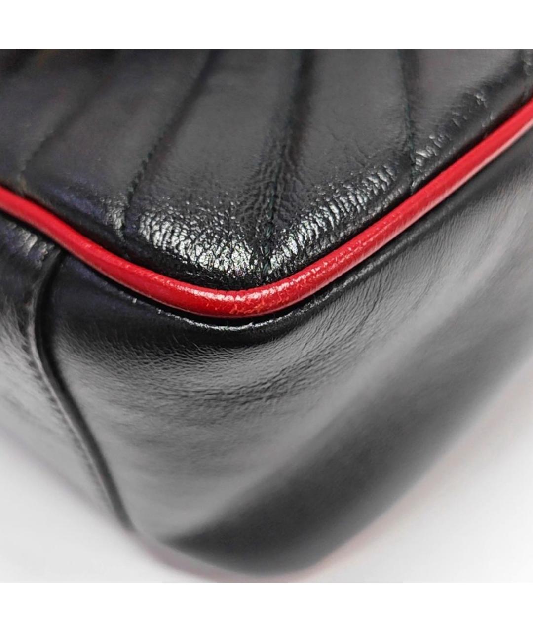 GUCCI Черная кожаная сумка через плечо, фото 5