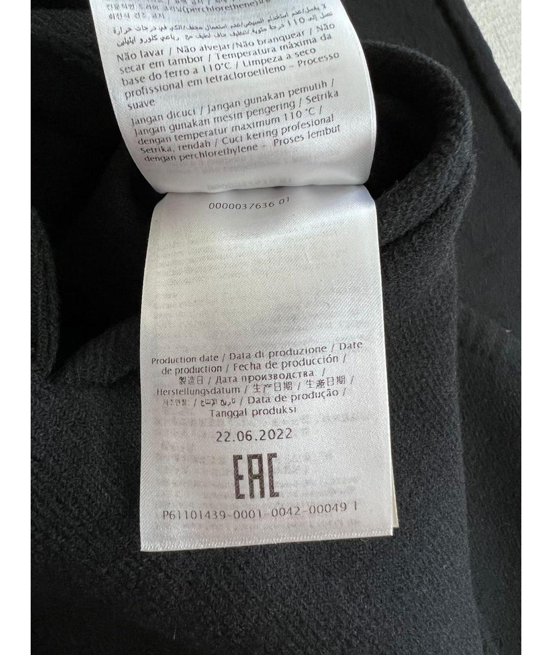 VALENTINO Черное пальто, фото 7