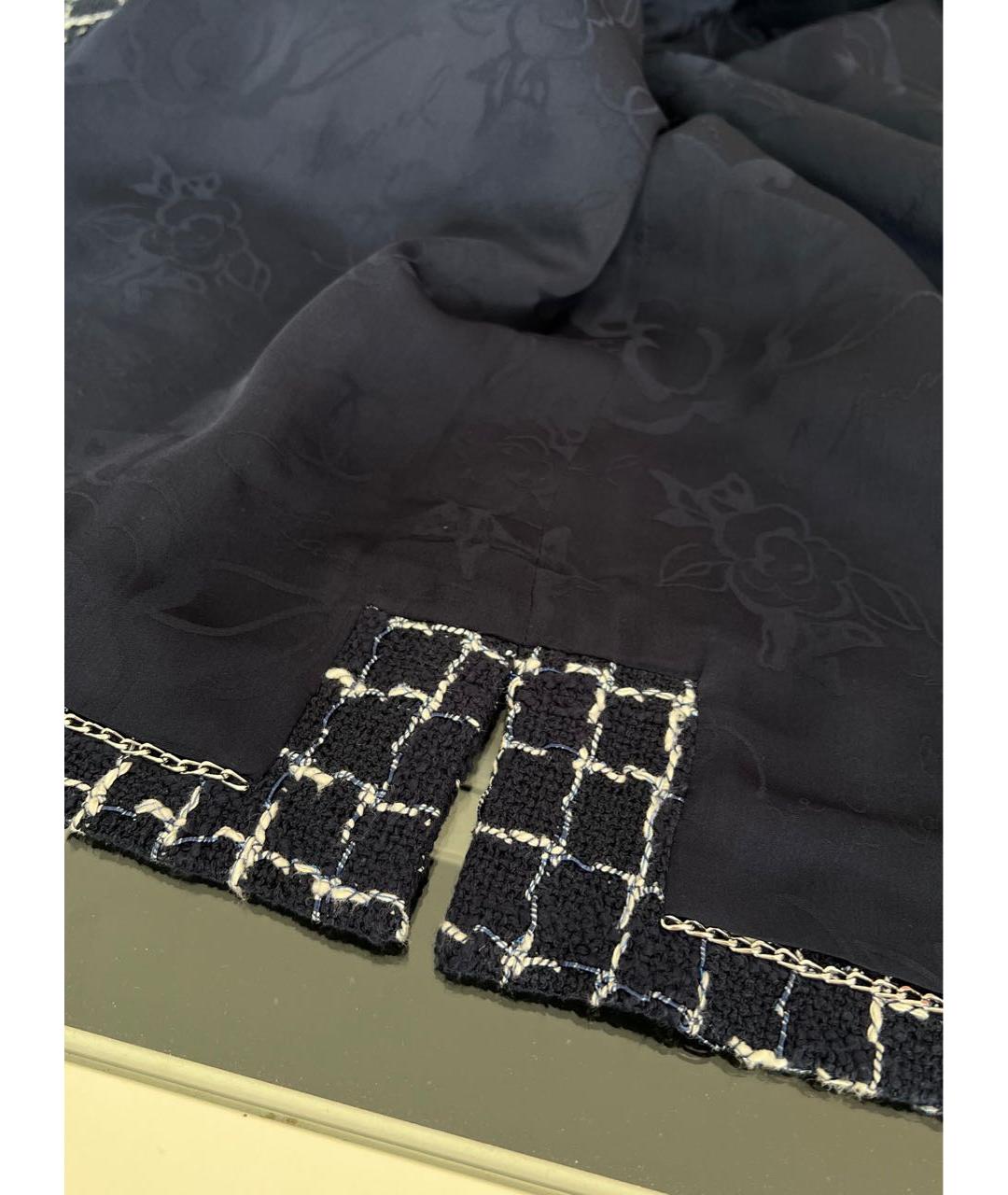 CHANEL Темно-синий жакет/пиджак, фото 7