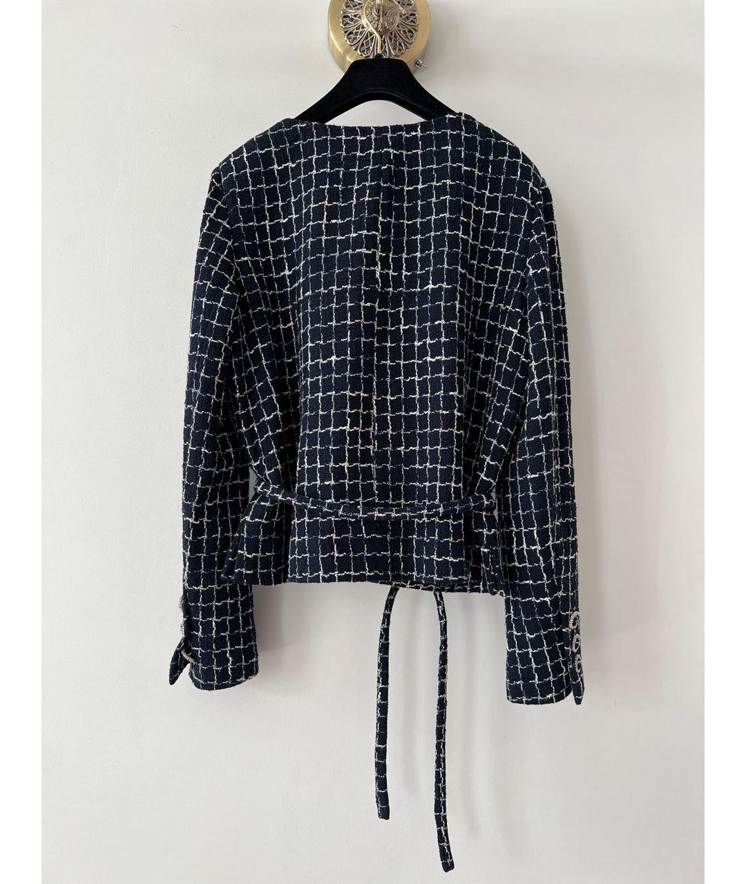 CHANEL Темно-синий жакет/пиджак, фото 2