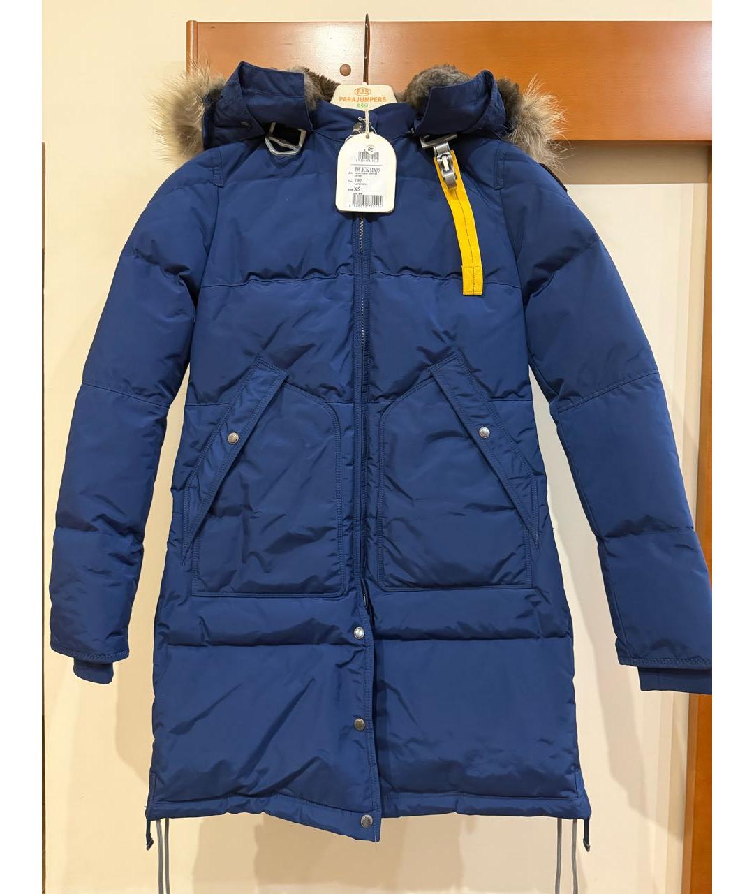 PARAJUMPERS Синяя полиамидовая парка, фото 9