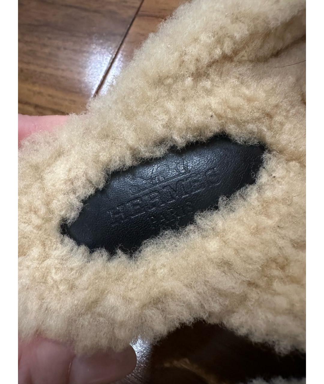 HERMES Черные мюли, фото 6