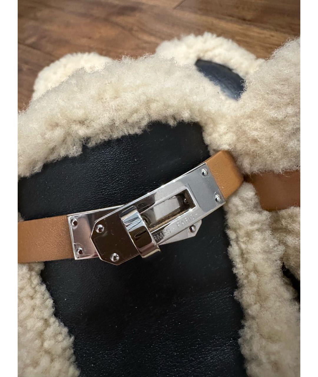 HERMES Черные мюли, фото 5