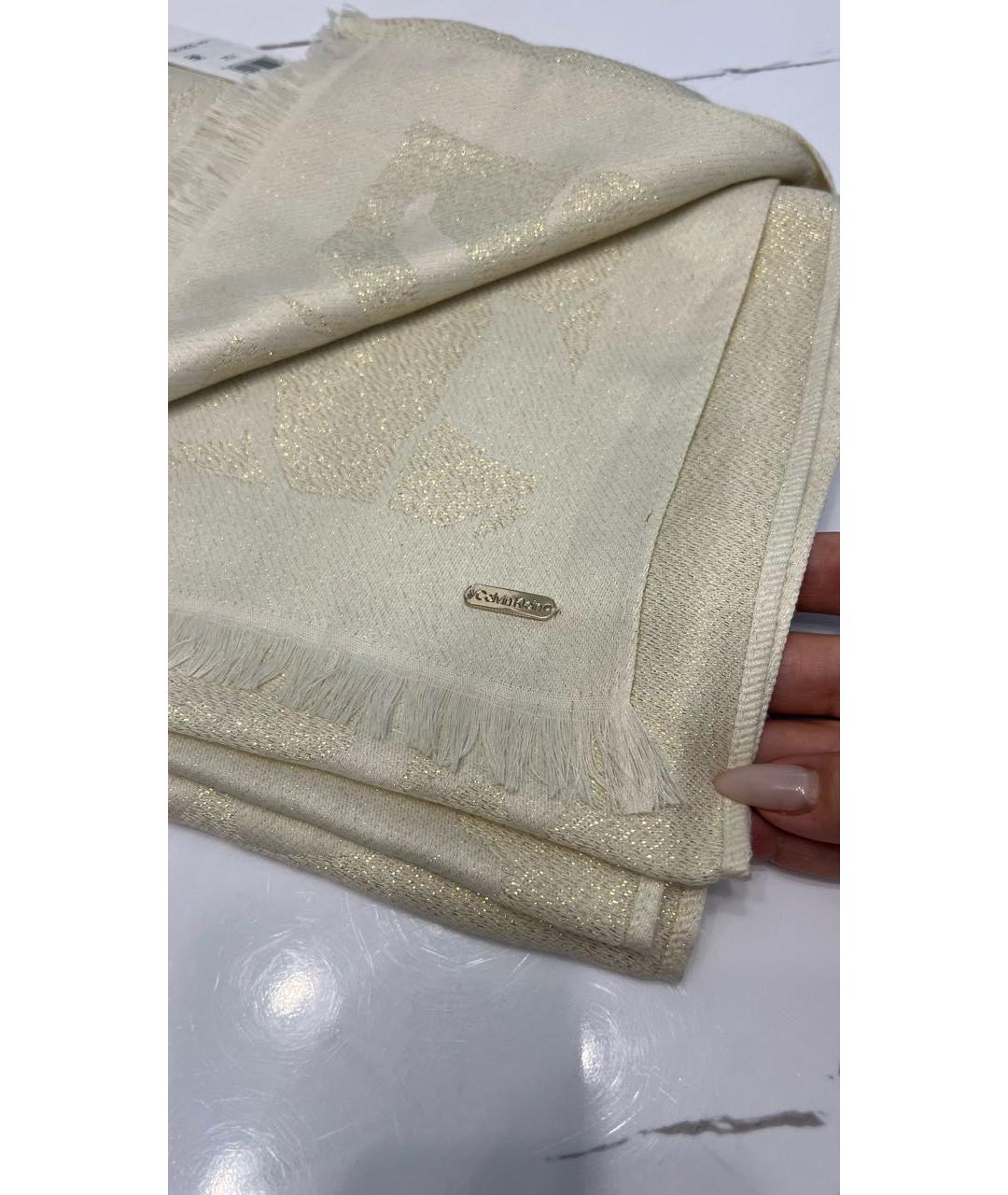 CALVIN KLEIN Бежевый шарф, фото 2