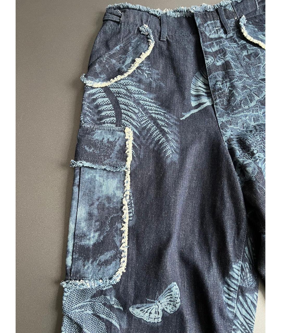 CHRISTIAN DIOR Темно-синие брюки широкие, фото 3