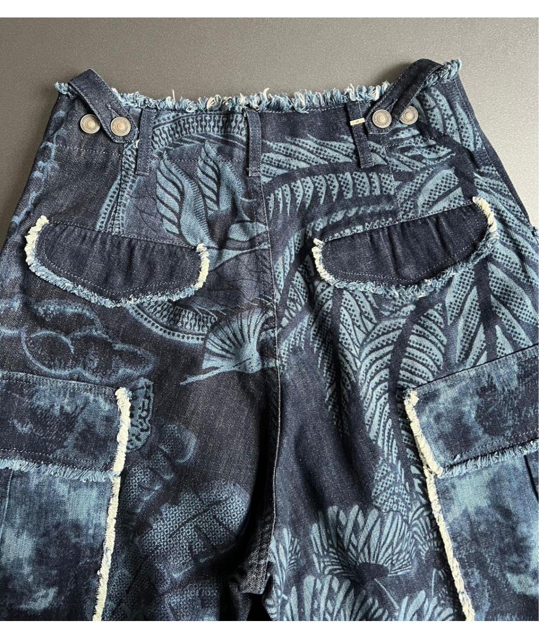 CHRISTIAN DIOR Темно-синие брюки широкие, фото 5