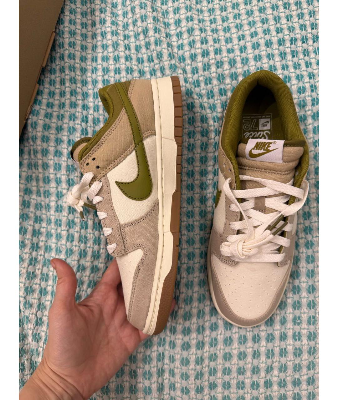 NIKE Мульти текстильные низкие кроссовки / кеды, фото 4