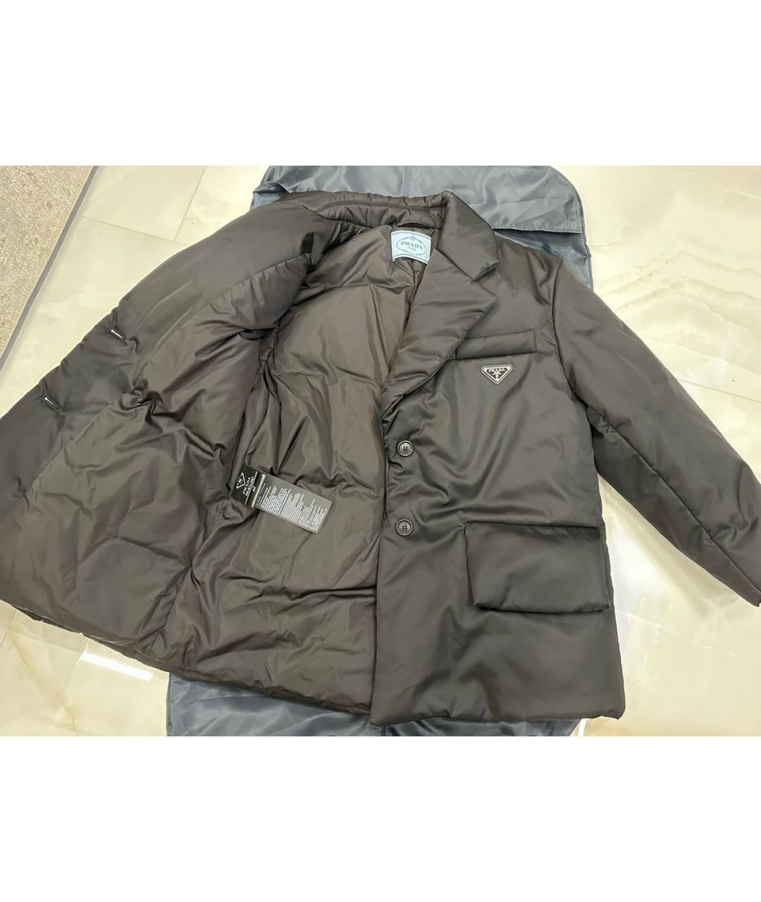 PRADA Черный пуховик, фото 4