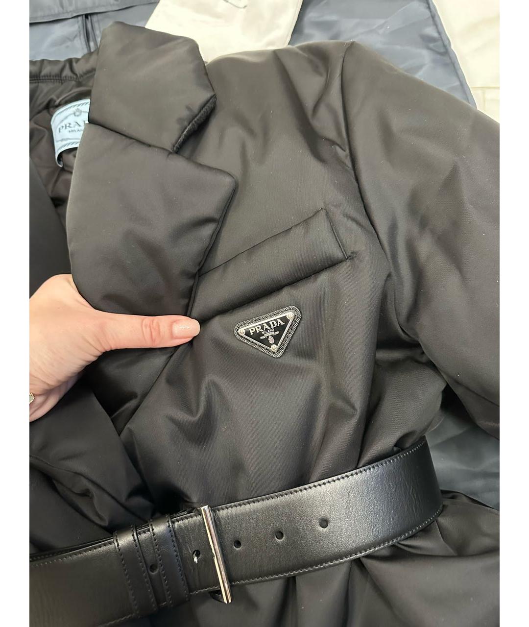 PRADA Черный пуховик, фото 2