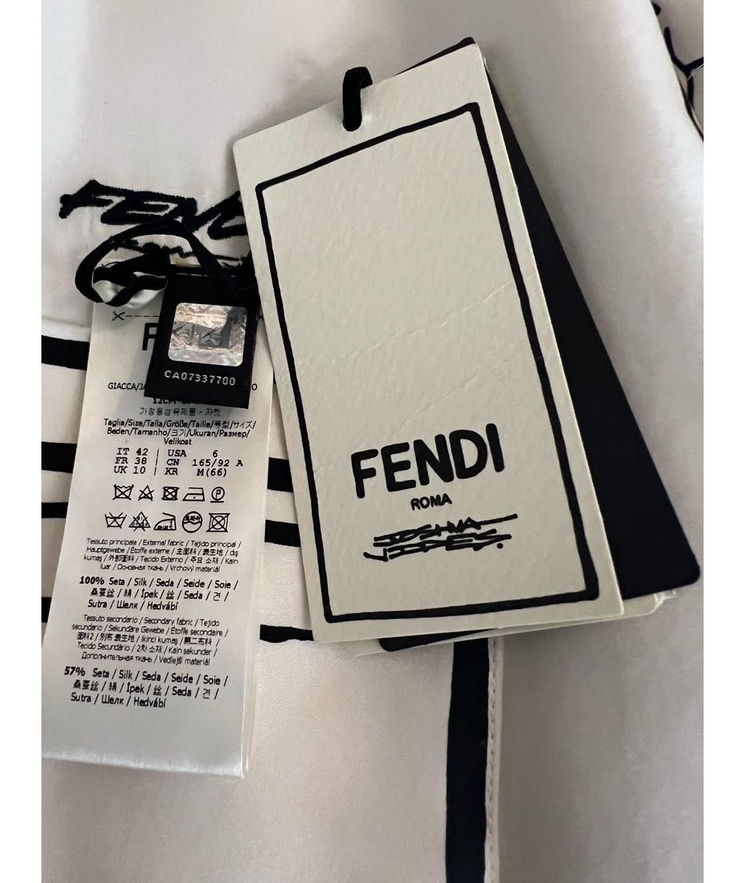 FENDI Шелковая куртка, фото 5