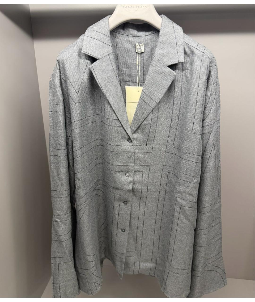 TOTEME Серый костюм с брюками, фото 5