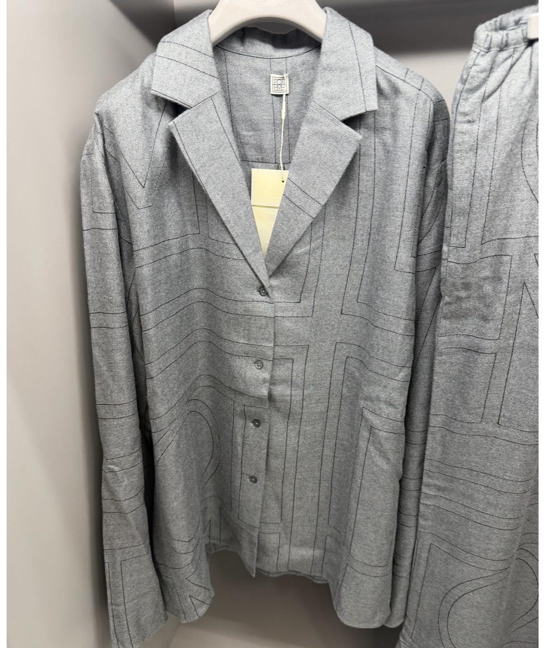 TOTEME Серый костюм с брюками, фото 8