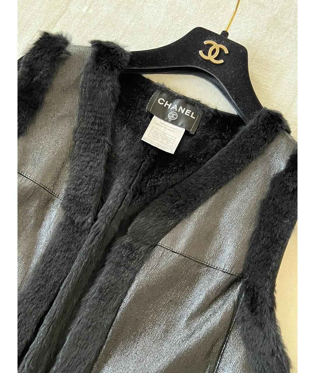CHANEL Черный жилет, фото 2