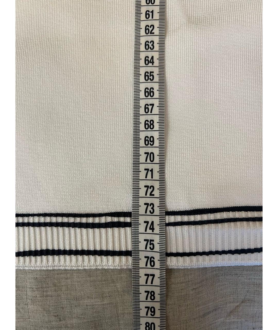 FENDI Белая вискозная юбка миди, фото 6