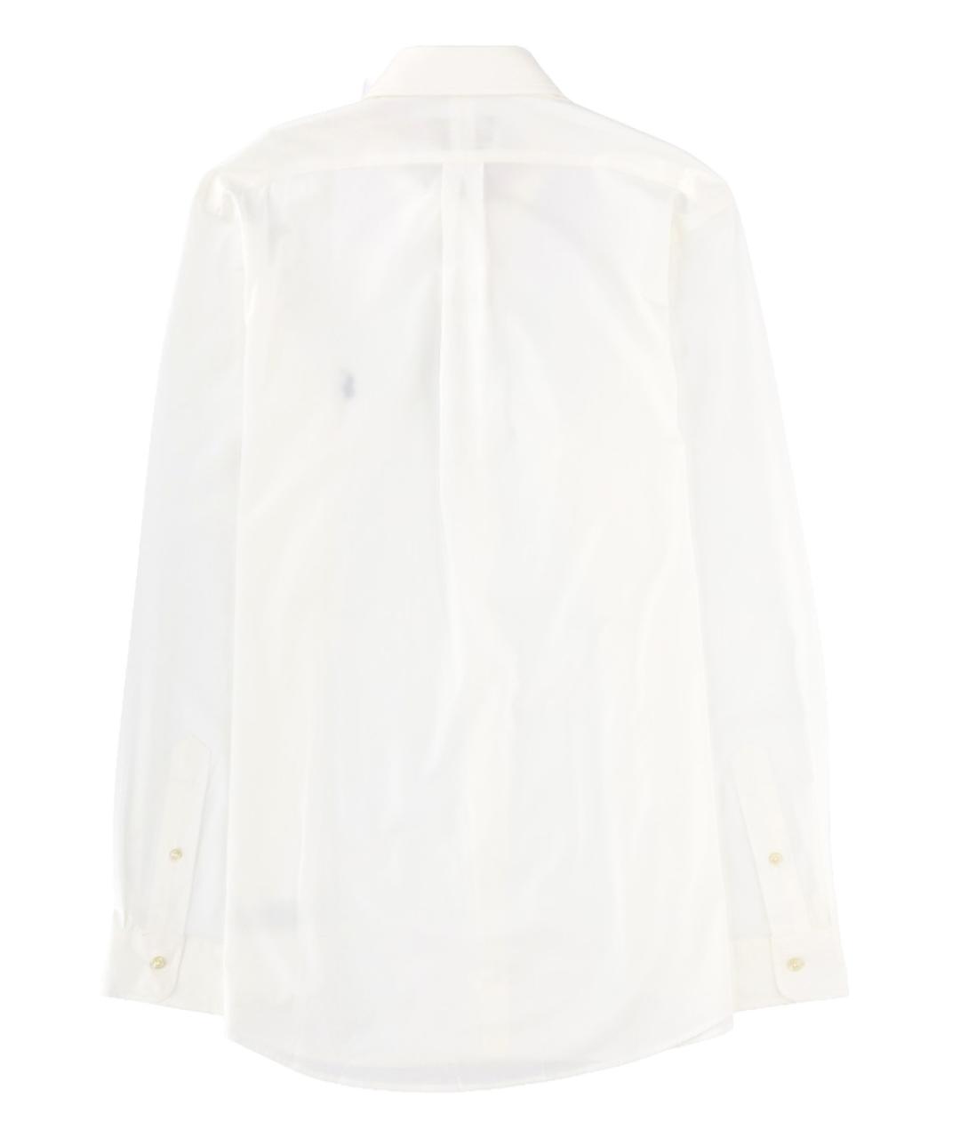 POLO RALPH LAUREN Белая хлопковая классическая рубашка, фото 2