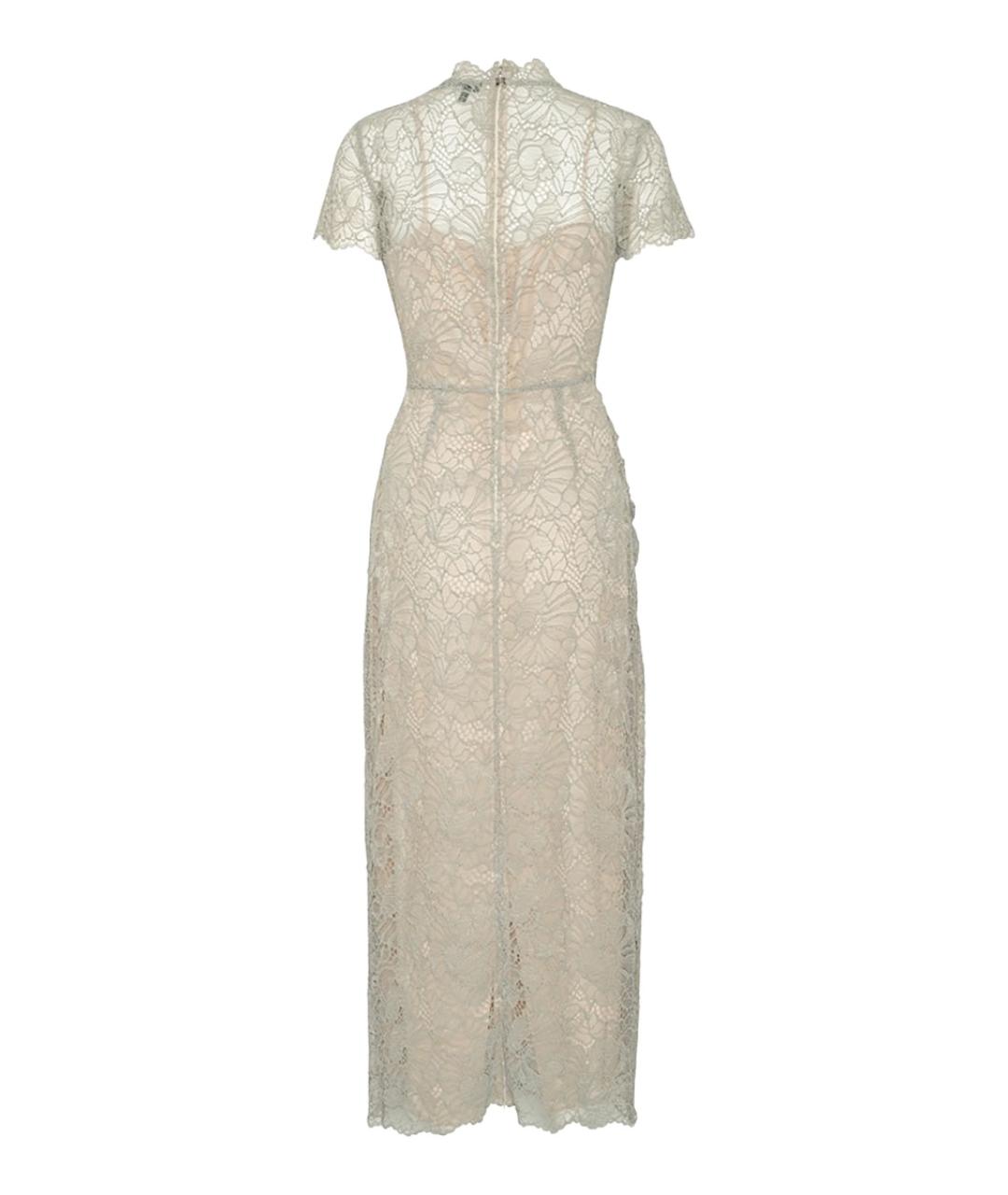 ROTATE Серое полиэстеровое вечернее платье, фото 2