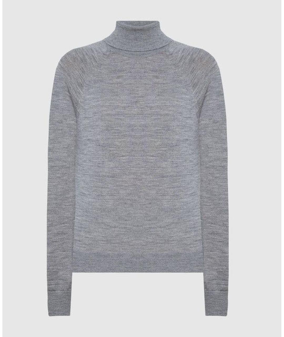 PESERICO Серая шерстяная водолазка, фото 9