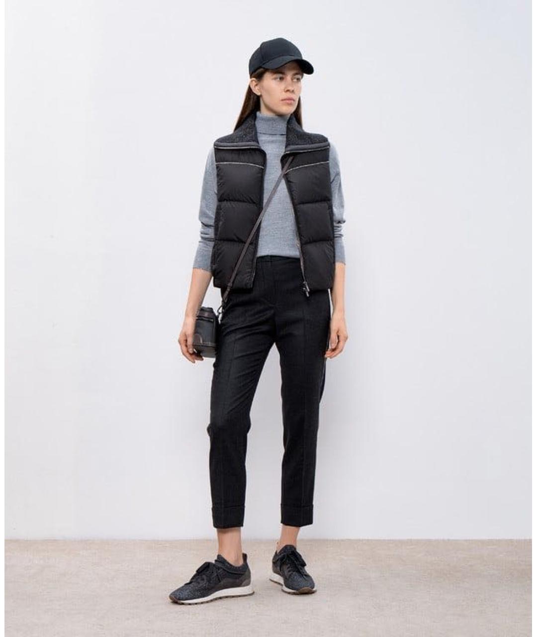 PESERICO Серая шерстяная водолазка, фото 8