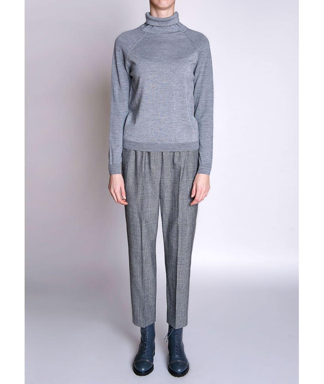 PESERICO Серая шерстяная водолазка, фото 2