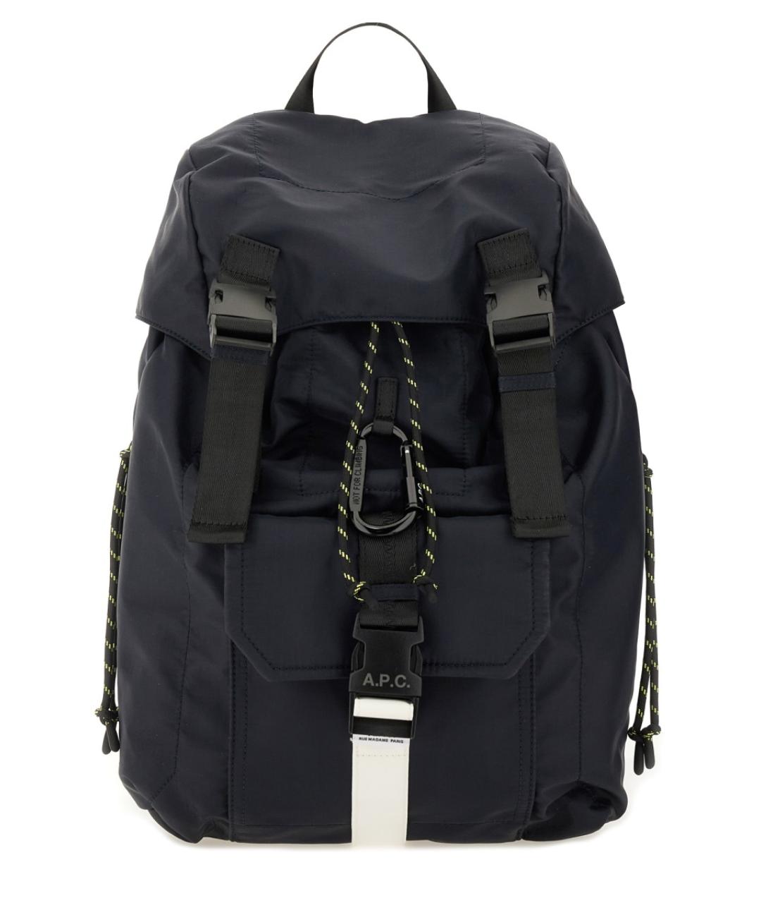 A.P.C. Темно-синий синтетический рюкзак, фото 1