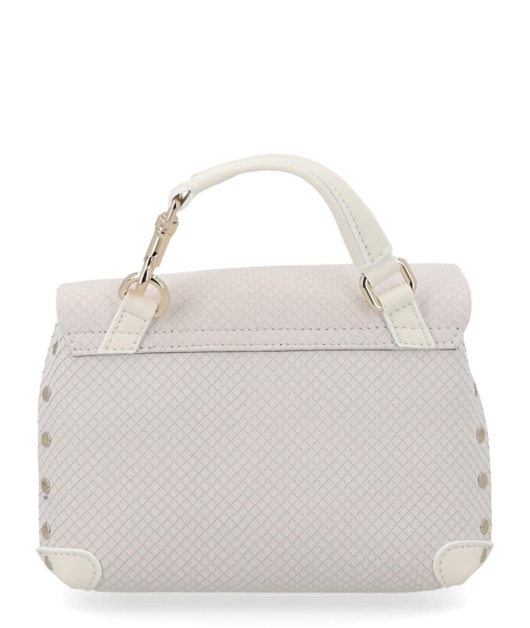 ZANELLATO Белая кожаная сумка тоут, фото 3