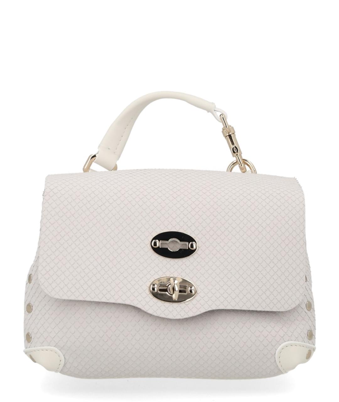 ZANELLATO Белая кожаная сумка тоут, фото 1