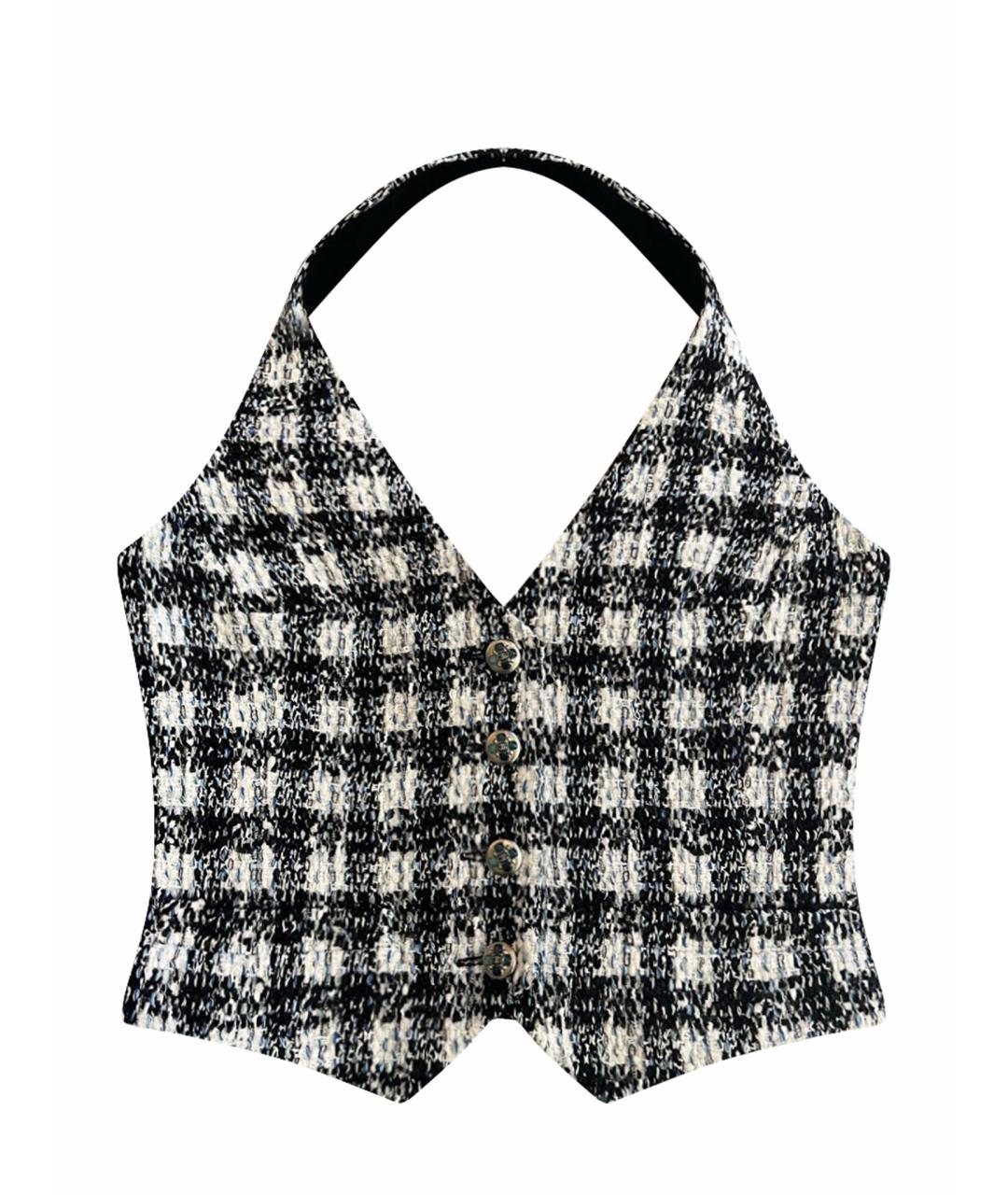 CHANEL Твидовый жилет, фото 1