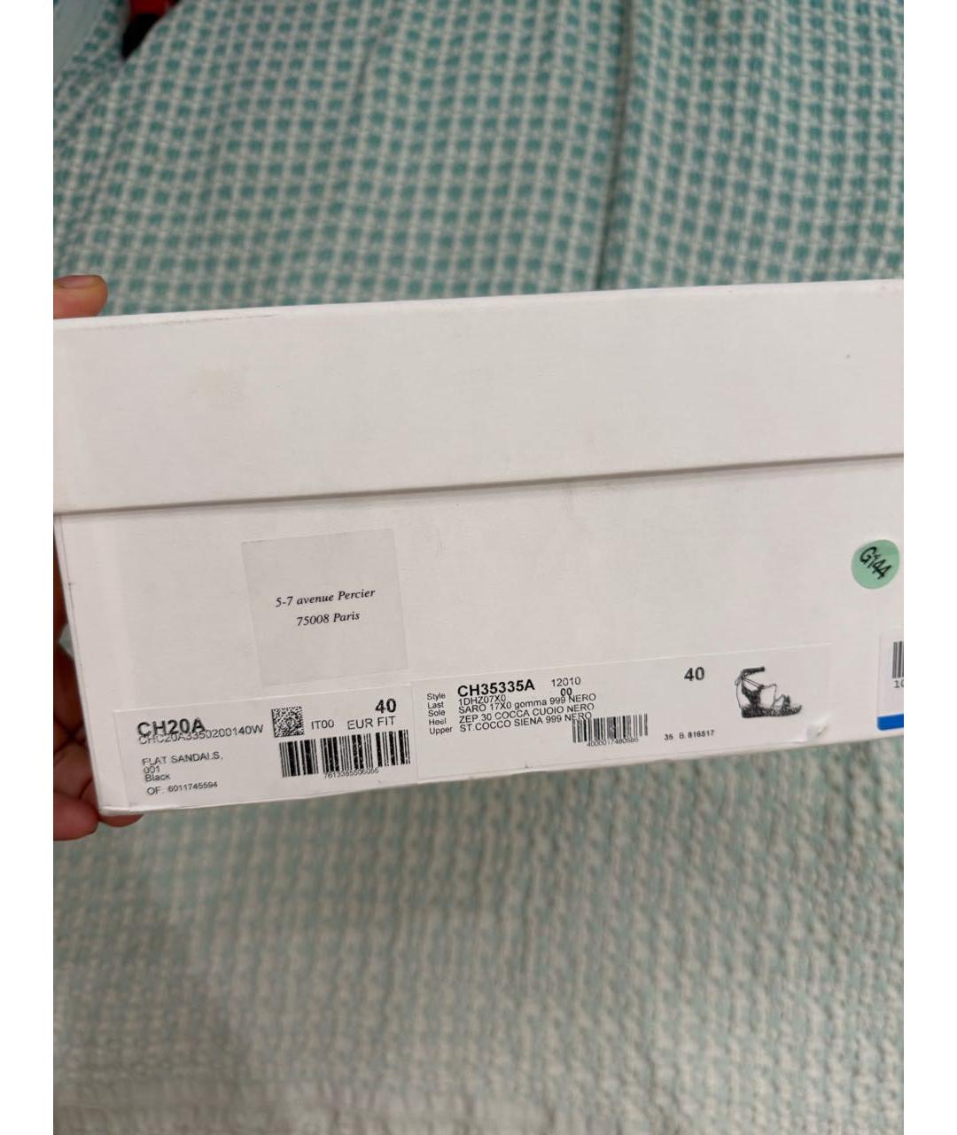 CHLOE Черные кожаные босоножки, фото 3