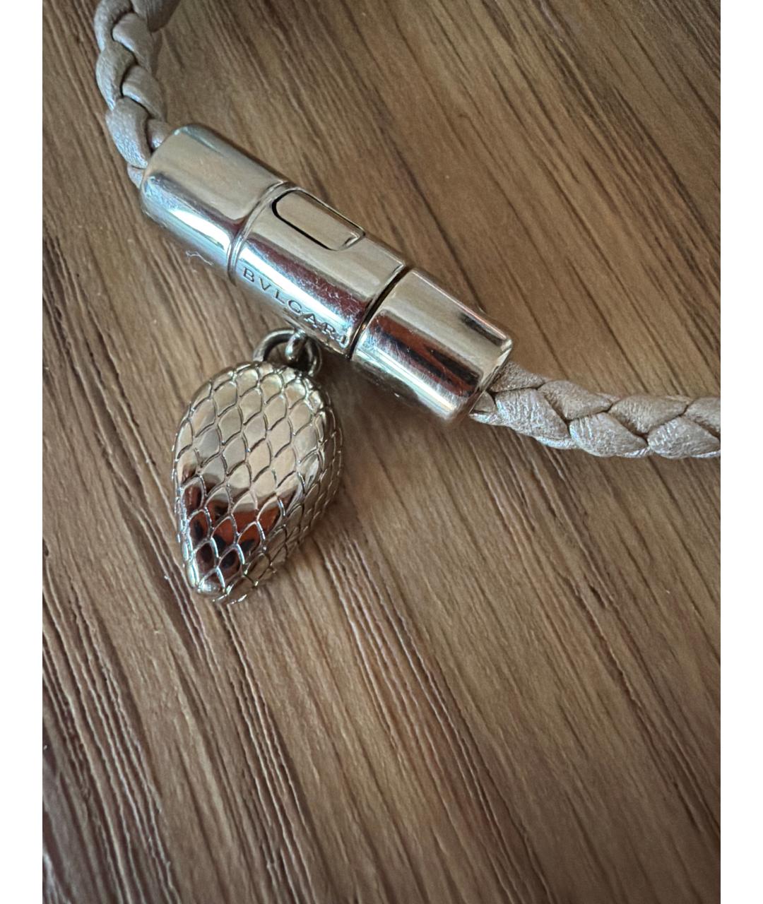 BVLGARI Бежевый браслет из желтого золота, фото 4